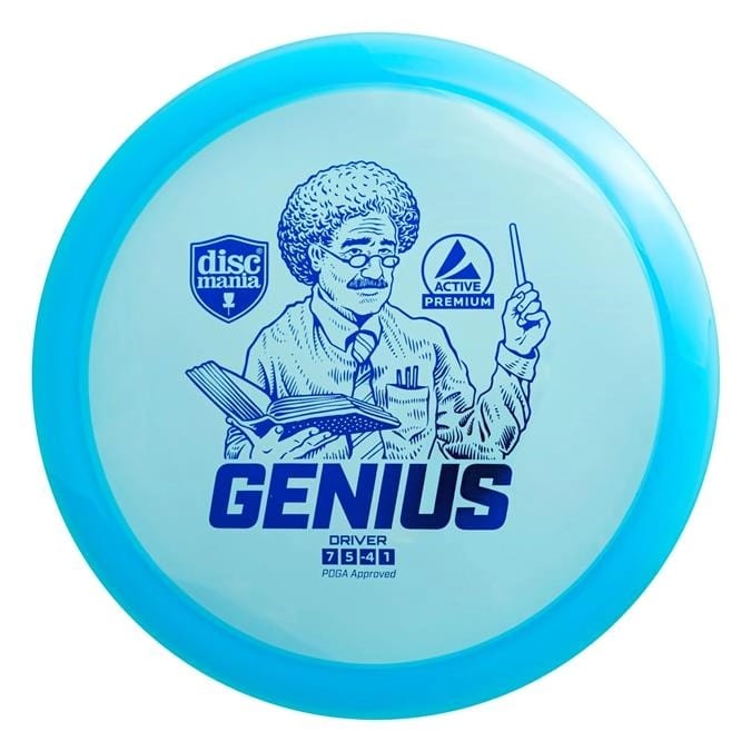 Discmania Premium Genius Blue Disc Golf Driver